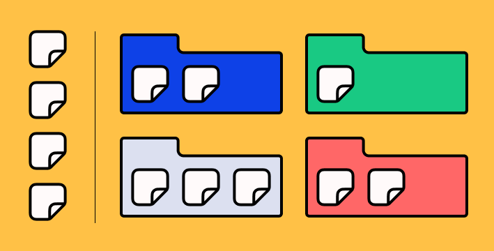 Diagram kategorizace informací v rámci informační architektury