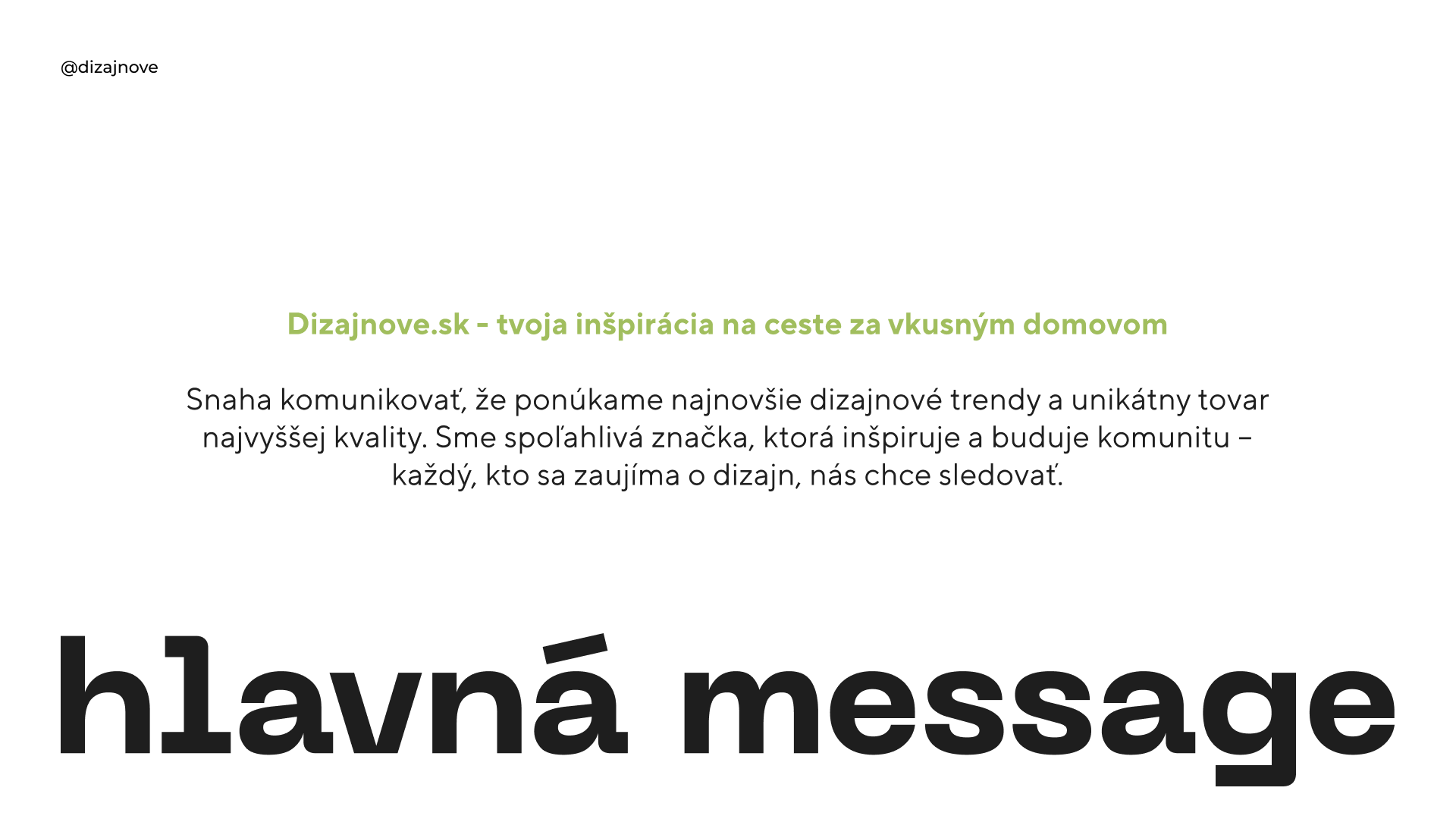 Komunikační témata a obsahové pilíře značky