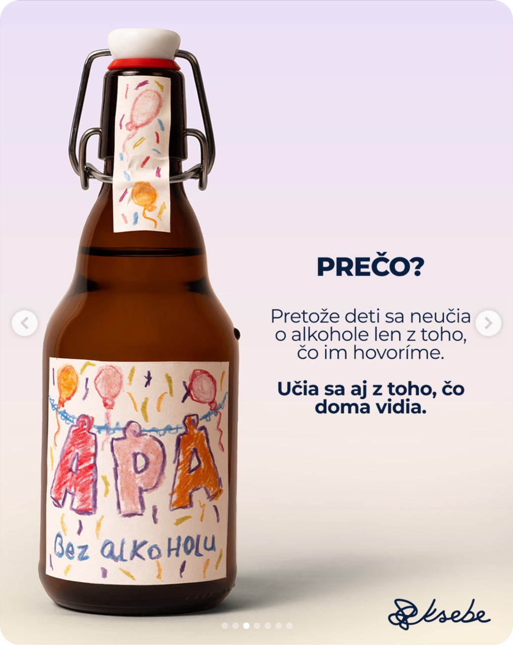 Social vizuál kampaně APA bez alkoholu 2