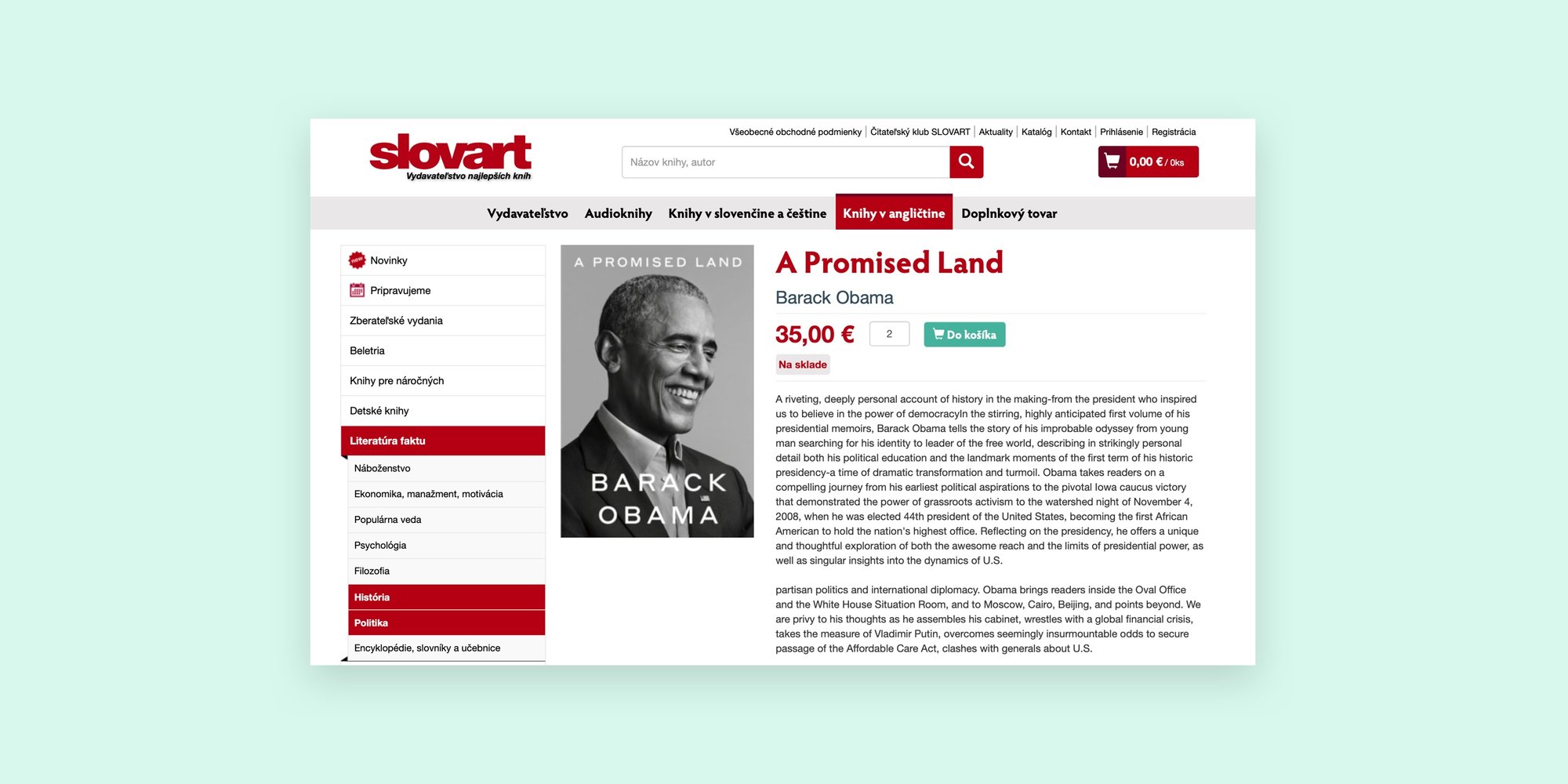 Slovart homepage by se v češtině přeložilo jako "Domovská stránka Slovart".