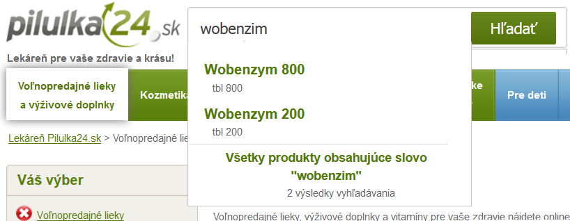 Fulltextový vyhledávač