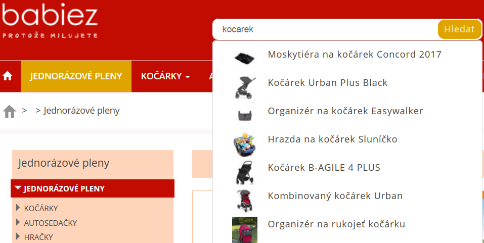 Fulltextový vyhledávač