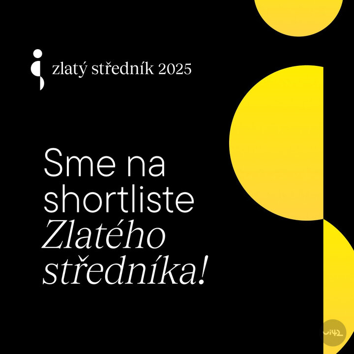 ui42 na shortliste Zlatého středníka v kategorii Launch, Relaunch, Rebranding