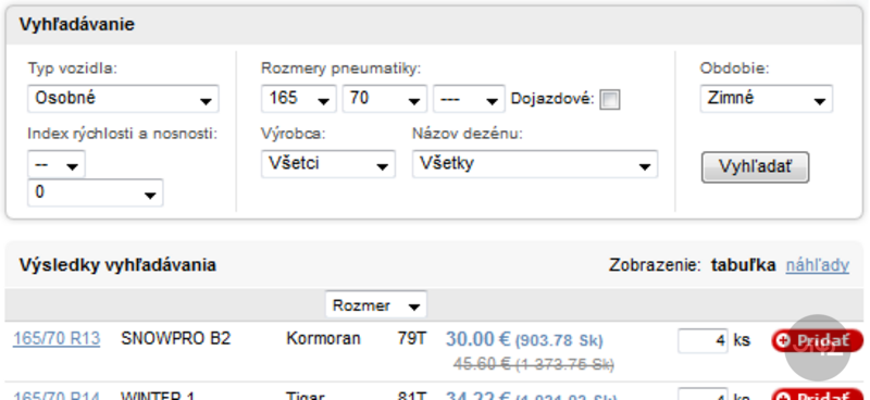 rozšířené vyhledávání příklad