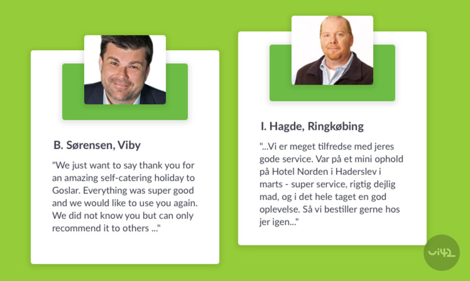 Reference zákazníků na dánskou cestovní kancelář