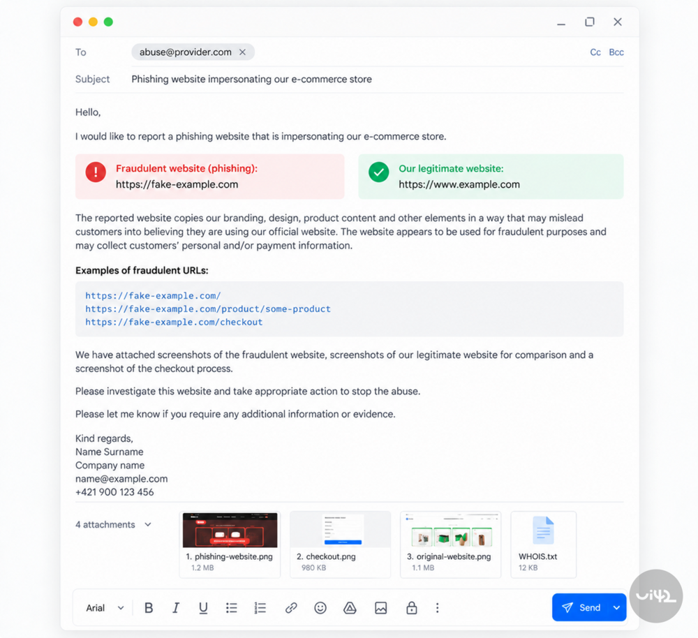 Abuse report example