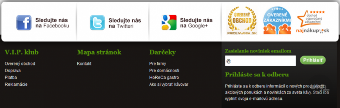 Caffepoint mega footer Caffepoint mega footer