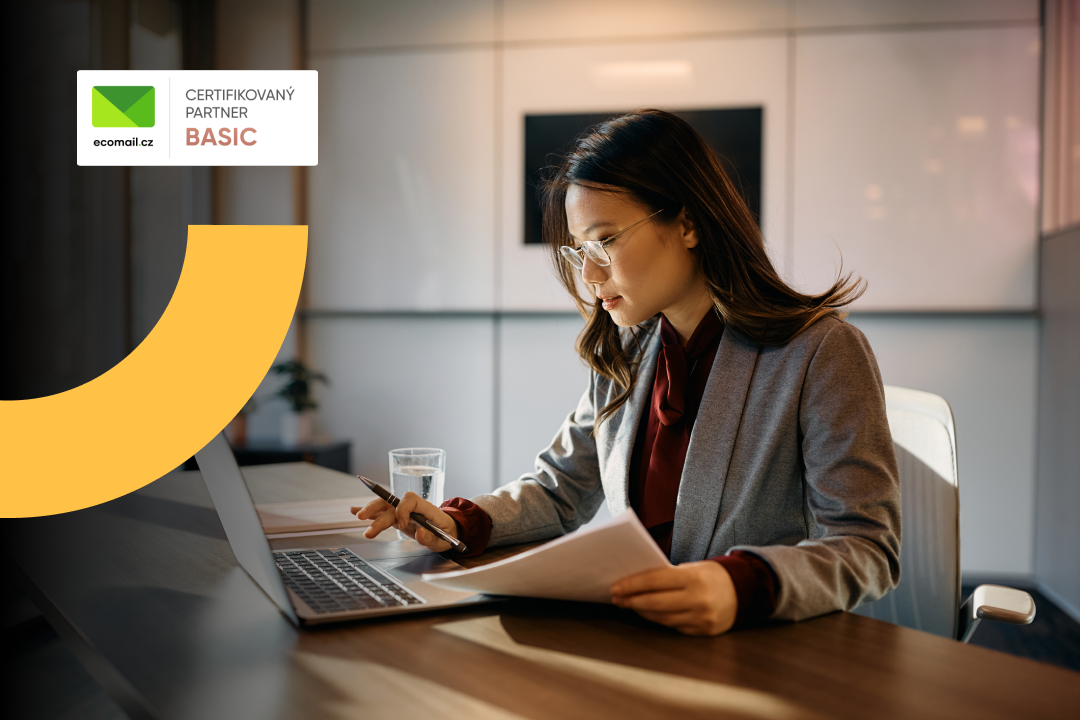 Jsme Ecomail certifikovaný partner