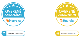 Heureka ověřeno zákazníky odznaky modré a žluté